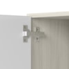 Balcao Com Tampo 1 Porta 40 cm MDF 12218 Bianco Toq Branco Uv Nicioli