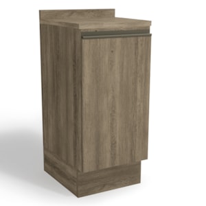 Balcao Com Tampo 1 Porta 40 cm MDP Maxxi G741 Nogal Kappesberg Balcao Com Tampo 1 Porta 40 cm MDP Maxxi G741 Nogal Kappesberg