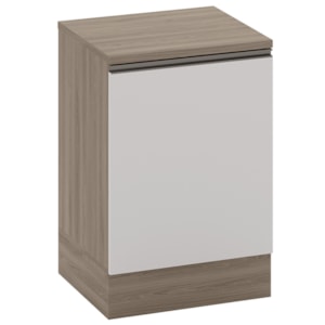 Balcao Com Tampo 1 Porta 58 cm 12539 Etti Carvalho Oak Off White PLN