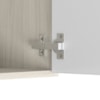 Balcão Com Tampo 1 Porta MDF 20 cm Kali 1679622 Bianco TOQ Branco Nicioli