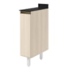 Balcão Com Tampo 1 Porta MDF 20 cm Kali 1679622 Bianco TOQ Nicioli