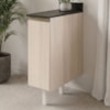 Balcão Com Tampo 1 Porta MDF 20 cm Kali 1679622 Bianco TOQ Nicioli