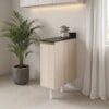 Balcão Com Tampo 1 Porta MDF 20 cm Kali 1679622 Bianco TOQ Nicioli