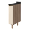 Balcão Com Tampo 1 Porta MDF 20 cm Kali 1679622 Carvalho TOQ Bianco Nicioli