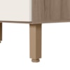 Balcão Com Tampo 1 Porta MDF 20 cm Kali 1679622 Carvalho TOQ Off White Nicioli