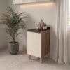 Balcão Com Tampo 1 Porta MDF 40 cm Kali 1221822 Carvalho TOQ Bianco Nicioli