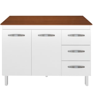 Balcao Com Tampo 120cm 9110x9300 Branco Savana Mobbs Balcao Com Tampo 120cm 9110x9300 Branco Savana Mobbs