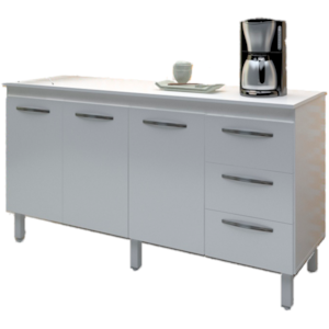 Balcao Com Tampo 160cm 9140X9320 Branco Mobbs Balcao Com Tampo 160cm 9140X9320 Branco Mobbs
