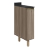 Balcao com Tampo 1P 20cm MDF Kali 16796 Carvalho Toq Carvalho Toq Nicioli