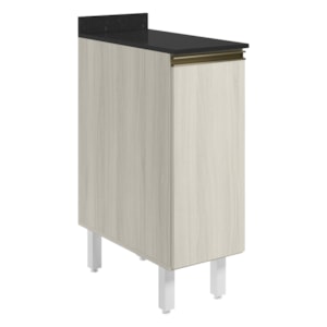 Balcao Com Tampo 1P 30 cm MDF Kali 12217 Bianco Toq Bianco Toq Nicioli
