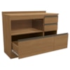 Balcao Com Tampo 1P 4G 120 cm Maxxi G746 Canela Kappesberg