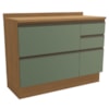 Balcao Com Tampo 1P 4G 120 cm Maxxi G746 Canela Verde Kappesberg
