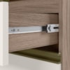 Balcao Com Tampo 2 Gavetoes MDF 80 cm Kali 1641222 Carvalho TOQ Off White Nicioli