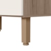 Balcao Com Tampo 2 Gavetoes MDF 80 cm Kali 1641222 Carvalho TOQ Off White Nicioli