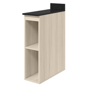 Balcao Com Tampo 2 Nichos MDF 20 cm Kali 1221622 Bianco TOQ Nicioli