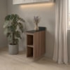 Balcao Com Tampo 2 Nichos MDF 20 cm Kali 1221622 Carvalho TOQ Nicioli