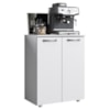 Balcao Com Tampo 2 Portas 61 cm MDP Denver Branco ARMoveis