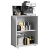 Balcao Com Tampo 2 Portas 61 cm MDP Denver Branco ARMoveis