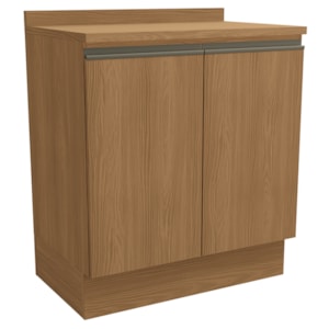 Balcao Com Tampo 2 Portas 80 cm Maxxi G744 Canela Kappesberg