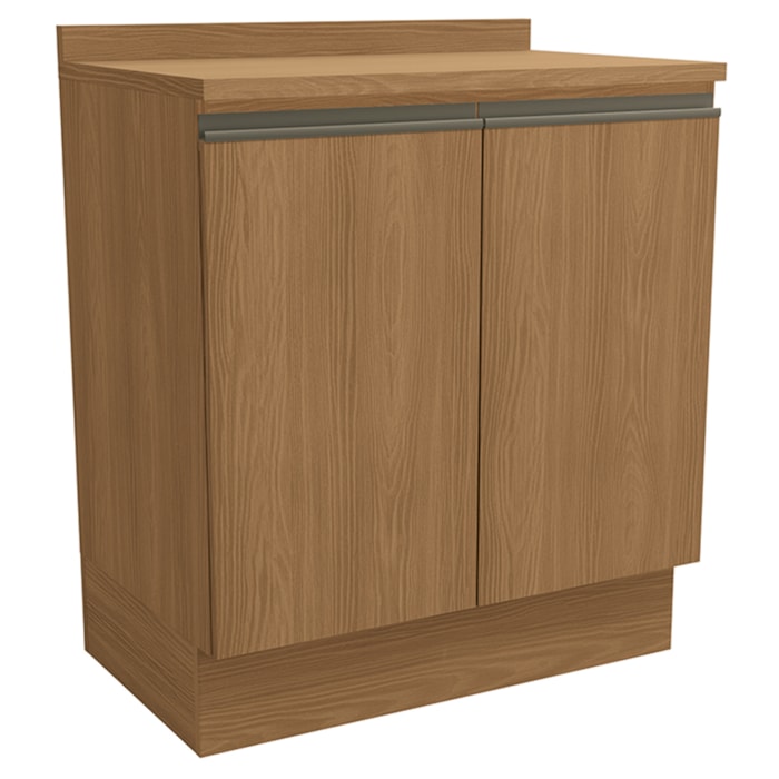 Balcao Com Tampo 2 Portas 80 cm Maxxi G744 Canela Kappesberg