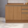 Balcao Com Tampo 2 Portas 80 cm Maxxi G744 Canela Kappesberg