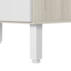 Balcão Com Tampo 2 Portas MDF 60 cm Kali 1222022 Bianco TOQ Branco Nicioli