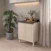 Balcão Com Tampo 2 Portas MDF 70 cm Kali 1222122 Bianco TOQ Nicioli
