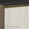 Balcao Com Tampo 2G 80cm MDF Kali 16412 Carvalho Toq Bianco Toq Nicioli