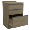 Balcao Com Tampo 3 Gavetas 60 cm Maxxi G743 Nogal Kappesberg