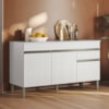 Balcao Com Tampo 3 Portas 1 Gaveta 150 cm Line Supremo KTP