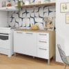 Balcao Com Tampo 3P 2G 120 cm Mad Versalhes Freijo Supremo KTP
