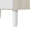 Balcao Com Tampo 4 Gavetas 40 cm MDF 16410 Bianco Toq Branco Uv Nicioli
