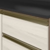 Balcao Com Tampo 4 Gavetas 40 cm MDF 16410 Carvalho Toq Bianco Toq Nicioli