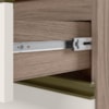 Balcão Com Tampo 4 Gavetas MDF 40 cm Kali 1641022 Carvalho TOQ Off White Nicioli
