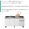 Balcao Com Tampo 4 Portas 1 Gaveta 160 cm Grecia Branco RUDK