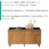 Balcao Com Tampo 4 Portas 1 Gaveta 160 cm Grecia Cedro RUDK