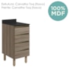 Balcao Com Tampo 4G 40 cm MDF Kali 16410 Carvalho Toq Carvalho Toq Nicioli