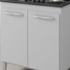 Balcao Com Tampo 75 cm Para Cooktop 5 Bocas 9255 Branco Mobbs