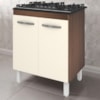 Balcao Com Tampo 75 cm Para Cooktop 5 Bocas 9255 Savana Off White Mobbs
