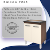 Balcao Com Tampo 75 cm Para Cooktop 5 Bocas 9255 Savana Off White Mobbs
