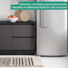 Balcao Com Tampo 80 cm 1 Porta 1 Gaveta Etna Grafite POLIMAN