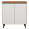 Balcao Com Tampo 80 cm 2 Portas Ravena Freijo Off Acetinado POLIMAN