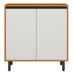 Balcao Com Tampo 80 cm 2 Portas Ravena Freijo Off Acetinado POLIMAN