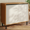 Balcao Com Tampo 80 cm 2 Portas Ravena Freijo Off Acetinado POLIMAN