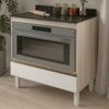 Balcao Com Tampo E Nicho Para Forno 1 Gaveta MDF 80 cm Kali 1640622 Bianco TOQ Branco Nicioli