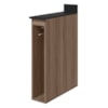Balcao Com Tampo Nicho Guardanapeiro MDF 15 cm Kali 1221522 Carvalho TOQ Nicioli