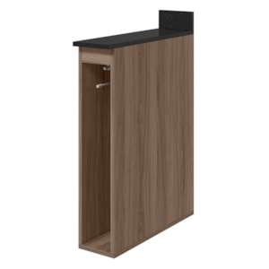 Balcao Com Tampo Nicho Guardanapeiro MDF 15 cm Kali 1221522 Carvalho TOQ Nicioli