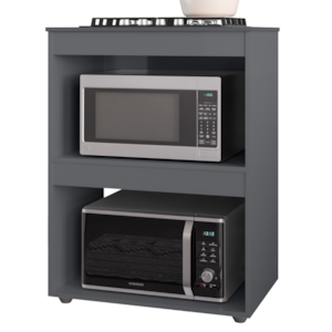 Balcao Com Tampo Para Forno e Cooktop 75 cm Adriana Cinza REAJL