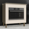 Balcão Forno de Embutir Com Tampo 80 cm Connect Duna Cristal Henn