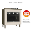 Balcão Forno de Embutir Tampo Para Cooktop 80 cm Duna Cristal Henn